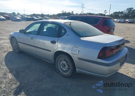 2002 Chevrolet Impala из США, поврежденный, VIN 2G1WF55E929384422